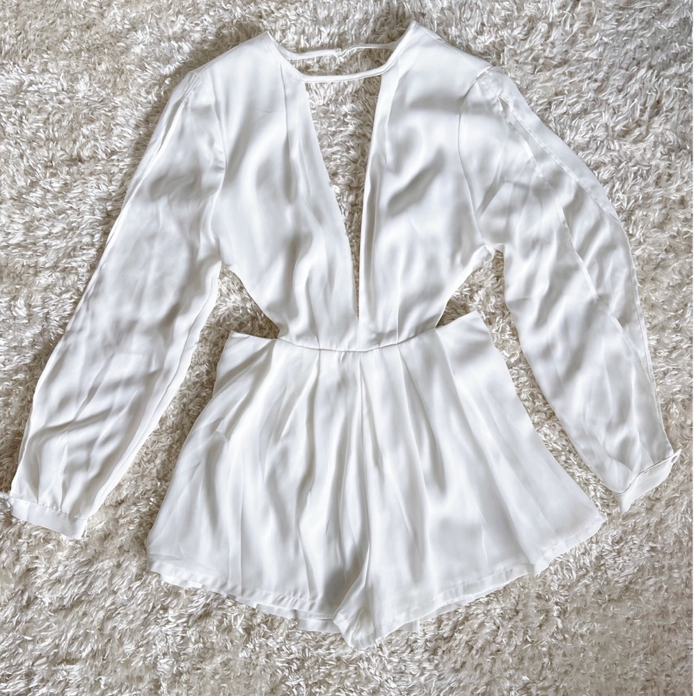 Majona Sheer Peekabo Side Romper